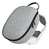 VZNEK Hard Carrying Case for Oculus/Meta Quest 3 Fits Official VR Headset with Elite Strap & Quest 3 VR Accessories, Waterproof & Fuzz-Free, Travel and Home Storage (Black ，Grey)