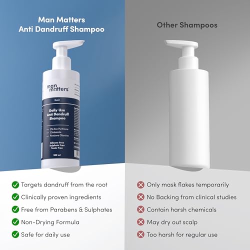 Man Matters Anti Dandruff Shampoo 200ml - Image 6