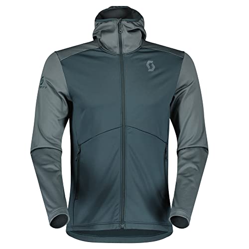 Scott M Defined Tech Sudadera con capucha Verde, Hombre Anoraks, Talla S - Color Gris Verde - Aruba Green, Gris Green - Aruba Green, S