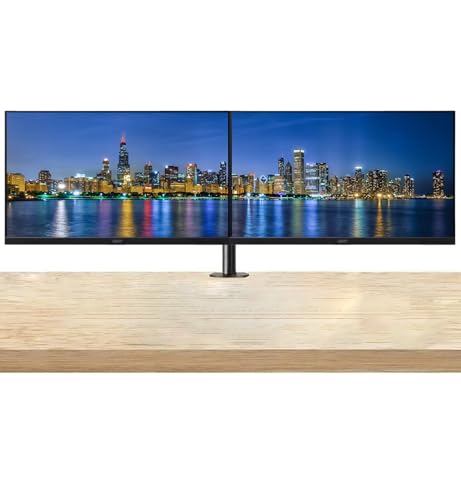 Image of Acer Vero V7 V277 E BI 27 inch 1080P Full HD 100 Hz 4 ms Backlit Widescreen LCD Monitor, 2-Pack Bundle with Eye Care, VGA, HDMI, Desk Mount Dual Monitor Stand