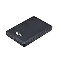 Bipra Externe Festplatte U3, portabel, USB 3.0, FAT32, 6,4 cm (2,5 Zoll), Schwarz schwarz schwarz 500 GB – Ansicht 3
