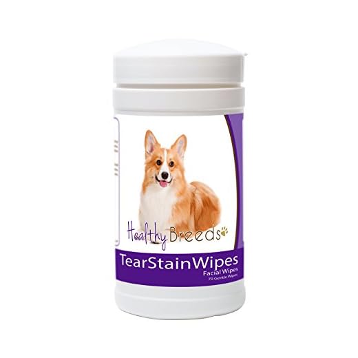 Healthy Breeds Pembroke Welsh Corgi Tear Stain Wipes 70 Count