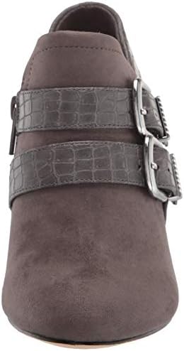 Bella Vita Women's Ankle Boot, Grey Suede, 11 Narrow | Image 1