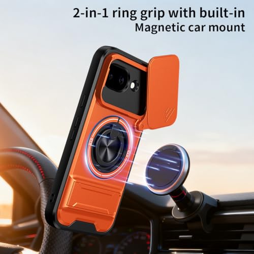Coque Google Pixel 10A Asuwish avec cache caméra coulissant et verre trempé
