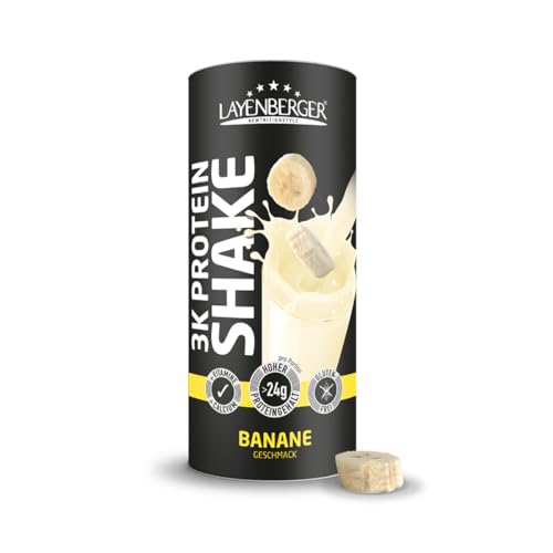 Layenberger 3K Protein Shake - 80{d70b773435be9244e135fdc7fefe7dfd6e28a7f4349f27be441d0c8481d20ab5} Eiweiß und nur 3,6{d70b773435be9244e135fdc7fefe7dfd6e28a7f4349f27be441d0c8481d20ab5} Kohlenhydrate bei 6,8 g Zucker, (1x 360 g) - Banane Layenberger 3K Protein Shake - 80{d70b773435be9244e135fdc7fefe7dfd6e28a7f4349f27be441d0c8481d20ab5} Eiweiß und nur 3,6{d70b773435be9244e135fdc7fefe7dfd6e28a7f4349f27be441d0c8481d20ab5} Kohlenhydrate bei 6,8 g Zucker, (1x 360 g) - Banane