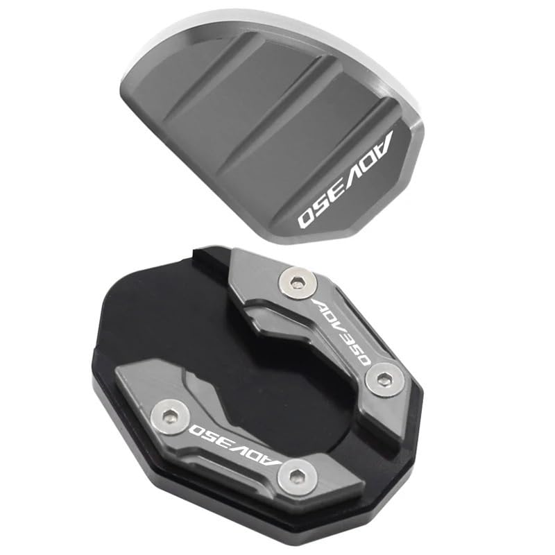 Support latéral pour moto de voyage : extension béquille alu CNC pour ADV350