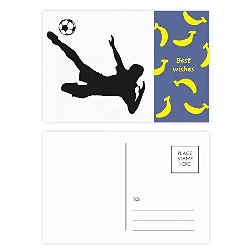 Carte de remerciement football sport cadeau souvenir 20 pcs