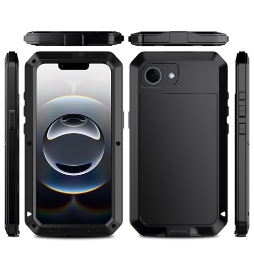 iPhone 16E 2025 P[XCϏՌ h ho Oh iPhone 16E 2025 A~Jo[CA~op[ P[X KX Cŋ 360 ͕ی Rp ϏՌ Jo[