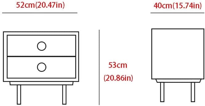 Nightstand Bedside Table Drawer Storage Cabinet Modern Living Room Bedroom Bedside Table Storage Cabinet Wooden Cabinet Small Coffee Table Bedside End Table (Color : Green)