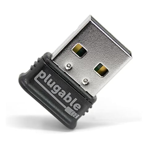 Plugable USB Bluetooth 4.0 Low Energy Micro Adapter (Compatible with Windows 11, 10, 8.x, 7, Classic Bluetooth, Gamepad, and Stereo Headset Compatible) Cover