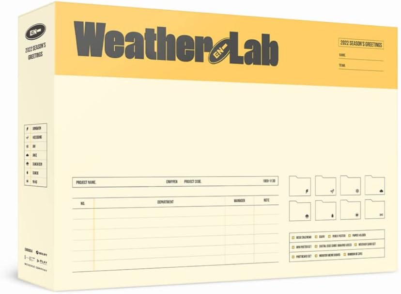 ENHYPEN 2022 Seasons Greetings [ Incl.Transparent photocard and Photocard Sleeve ]