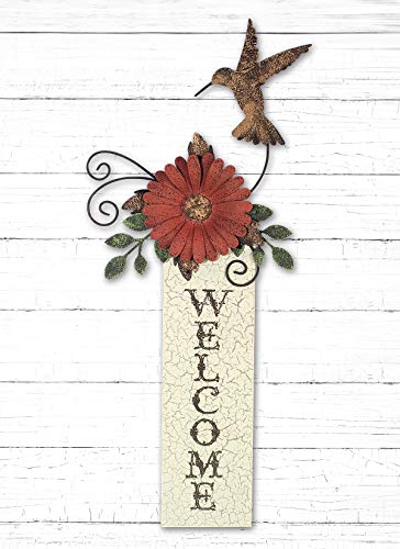 Sunset Vista Designs Hummingbird Welcome Sign