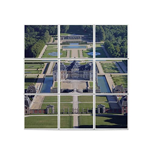 Carreaux céramique haut de gamme avec vue panoramique du Château de Vaux-le-Vicomte France