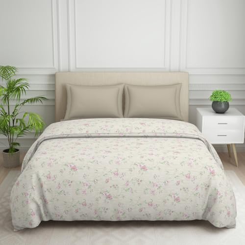 Image of Welspun Polycotton Ac Comforter Double Bed Quilt Blanket | 120 TC Duvets for Double Bed | Health Layer & Machine Washable | (88 inch X 106 inch Inches) - Pink