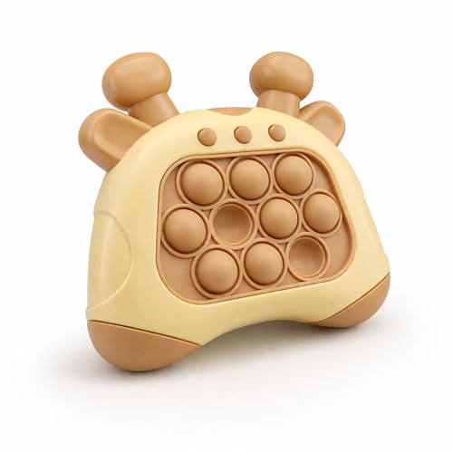 Image of MABLE Pop it Pro Game Electronic Speed Push Button Fidget Toy with Lights & Music, Interactive Stress Relief Game for Kids & Adults, Brain Training Handheld Toy (Assorted Colours)