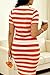 2 Piece Skirts Sets for Women Fall Fashion 2026 Striped Dress Lounge Travel Outfits Summer Clothing