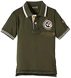  Napapijri Jungen K Gandy SS Poloshirt, Grün (Thyme G76), 116 (Herstellergröße: 06)