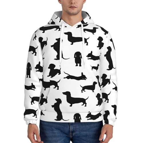 Sweat à capuche teckel polaire homme pour rester au chaud sans frisson - 2