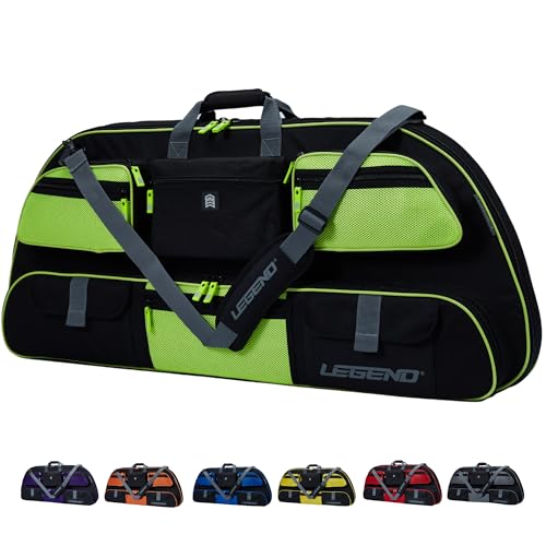 Image of LEGEND Apollo Soft Bow Case - Compound Bow Case with Multiple Storage & Foam Padding, Lightweight Bow and Arrow Case for Archery Accessories, Bow Bag with Arrow Tube Pocket - 40 inch & 44 inch