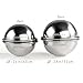 BESTOMZ Bath Bomb Molds Stainless Steel for DIY Bath Fizzies - 4 Molds Sets 2 Size Diameter 2.6’’ and 2.8’’ Bath Bomb Set