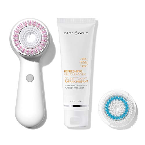 Clarisonic Mia Prima Sonic Facial Cleansing Brush| Skincare Set for Deep Cleansing and Radiant Skin | Suitable for Sensitive Skin