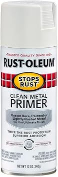 Rust-Oleum 7780830-6PK Stops Rust Clean Metal Primer Spray, 12 Oz, 6 Pack