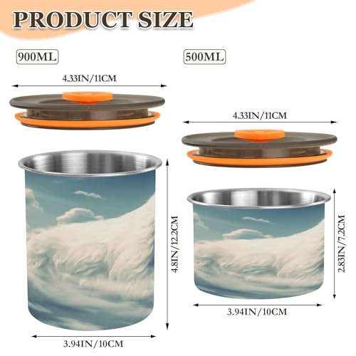 Envase de Café Hermético de Acero Inoxidable 500ml ATTX miniatura 2
