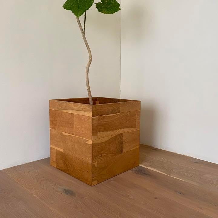 木製鉢カバー　45cm角　オーダー可 木製鉢カバー 45cm角 オーダー可 木製 鉢カバー