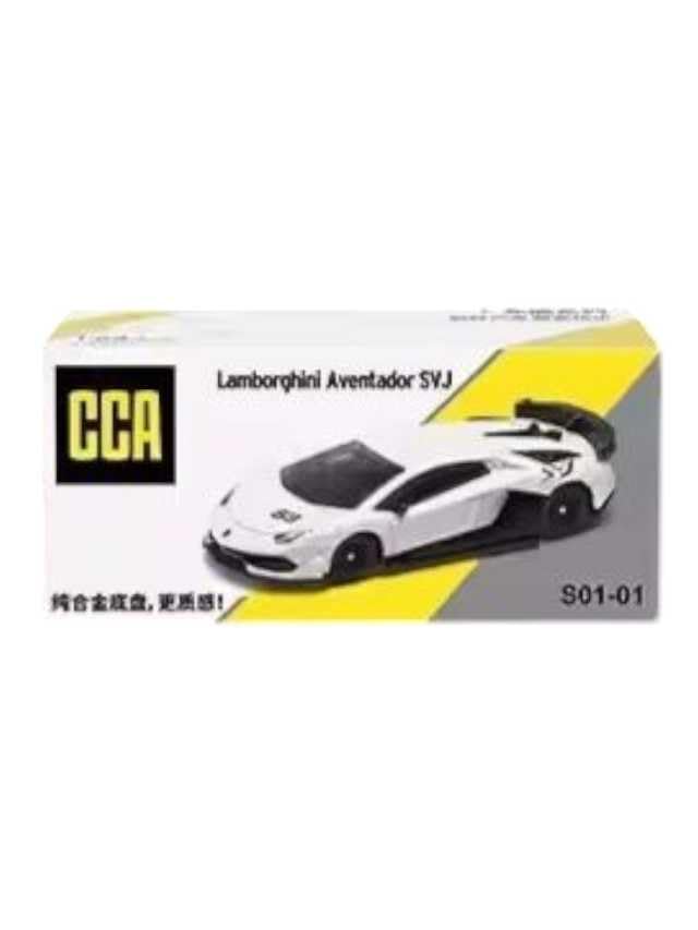 Image of CCA 1:64 Lamborghini Aventador SVJ Collection Cool Car Series 3+ Years (White)