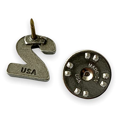 Image of Number 2 Two Lapel Pin by StockPins