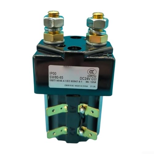 Relais électromagnétique Albright SW80-6 robuste 24V CC pour levage