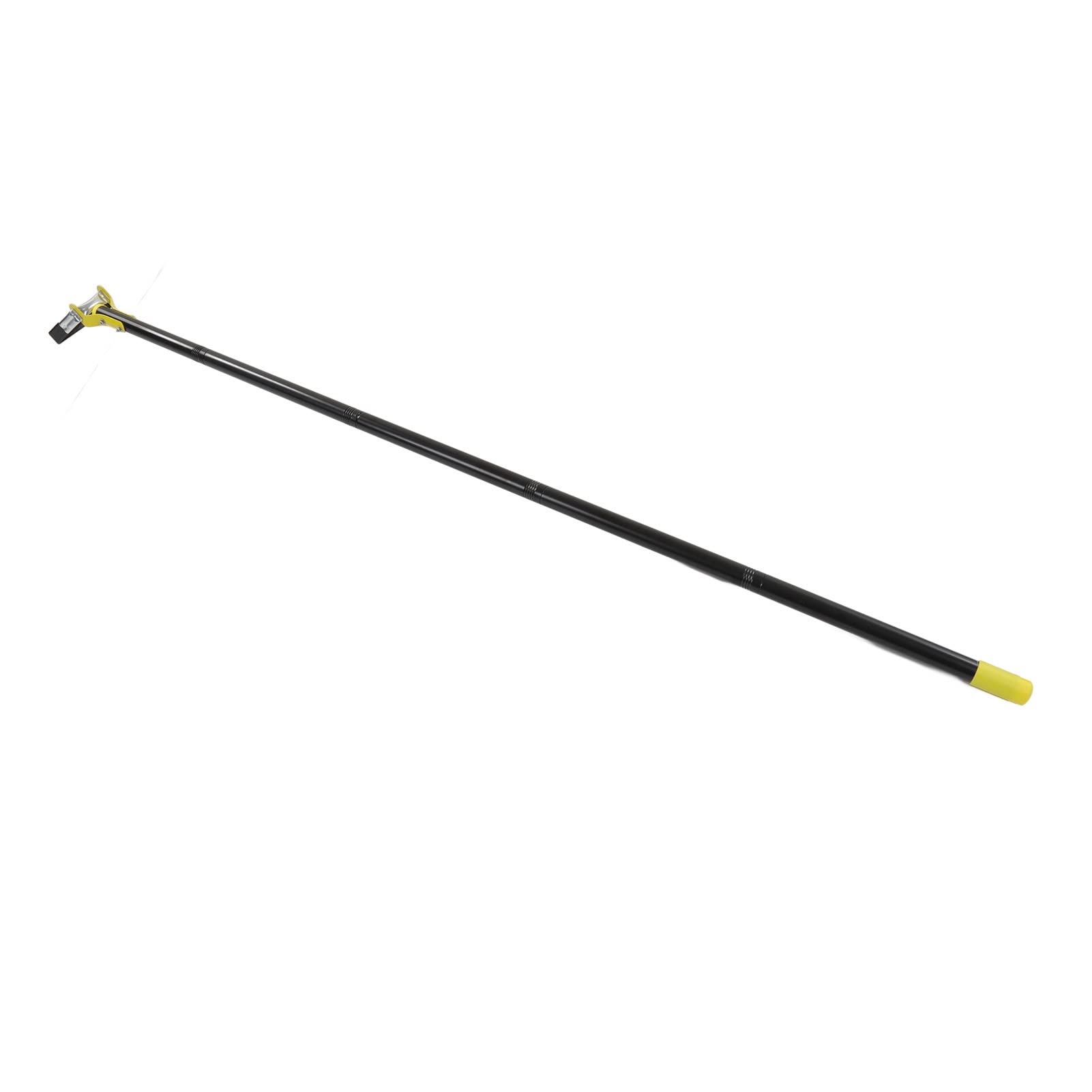 Hula Hoe de Acero Inoxidable de 4,76 pies, azada de deshierbe Ajustable, azada de jardín de Empuje y tracción con Cabeza Triangular de Metal, azada de escarificación con Estribo