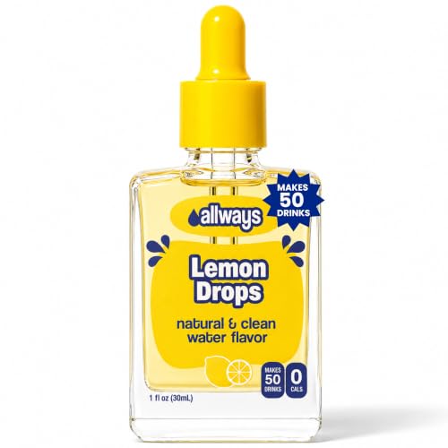 Image of Allways Drops Lemon Water Enhancer | Sugar Free | 50 Servings