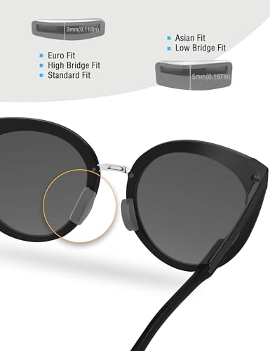 Image of Bowyer 1 Pair Replacement NosePads Compatible with Oakley Frogskins Range /Frogskins Range XL /Top Knot /HSTN /Wildrye /Sielo