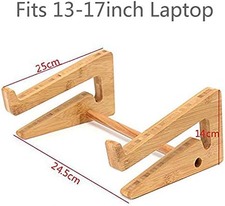 Vista 6 de Soporte para laptop, soporte de computadora para elevador de escritorio, MacBook, soportes para laptop, refrigeración, compatible con computadora