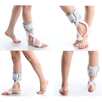 Amazon 足下垂装具足首骨折内反矯正靴脳卒中片麻痺リハビリテーション装具 L 右足 Rousu Medi リハビリ訓練具 自助具