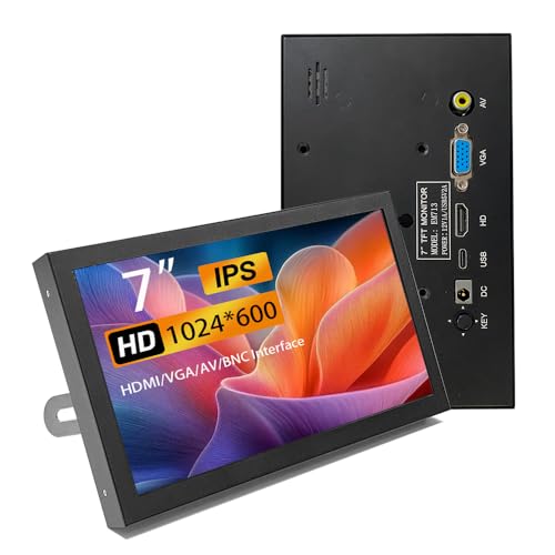 7 Inch Mini HDMI Portable Monitor with Speakers