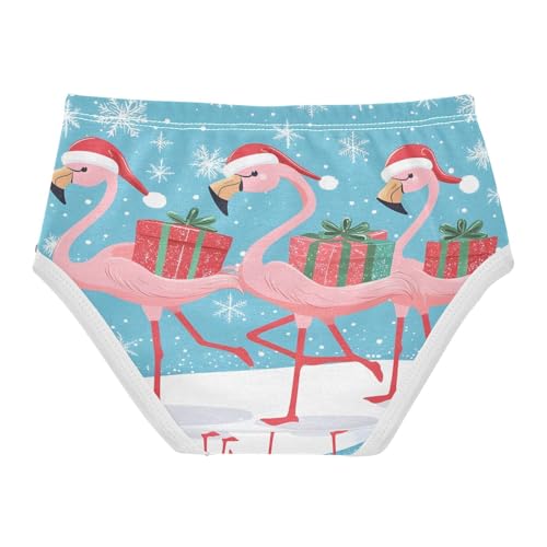 Christmas Pink Flamingos Snowflake Toddler Girls's Underwear 2T 202b86302