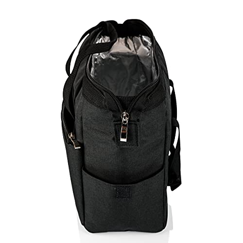 Image of PICNIC TIME NFL Mickey Mouse On The Go Lunch Bag - Soft Cooler Lunch Box - Insulated Lunch Bag, (Black)