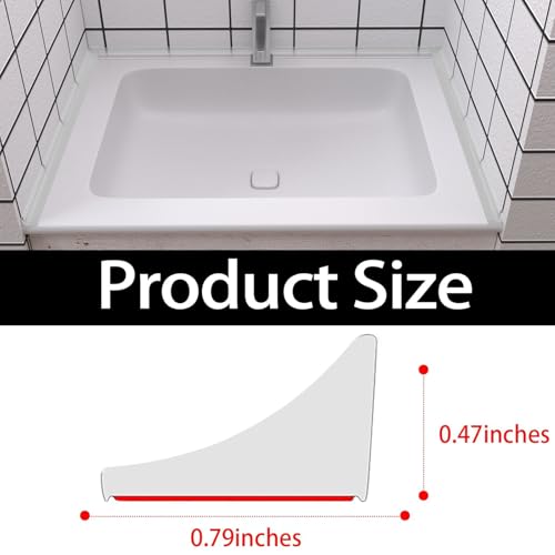 Image of Raycity Silicone Shower Threshold Water Dam Barrier, 98 Inch, Clear
