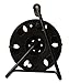Woods 22849 Metal Extension Cord Reel Stand In Black, Heavy Duty, Quick Snap Together Design, Sturdy and Durable Stand, Easy to Grip Handles, Holds Up To 100 Feet, 14/3 Gauge Cord