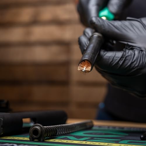 Clenzoil Pistol Basics Single-Caliber Cleaning Kit - All-in-One Gun Cleaning Kit - Gun Maintenance & Firearm Care - with Bore Brushes, Gun Oil & More - for 44/45 Caliber Pistols