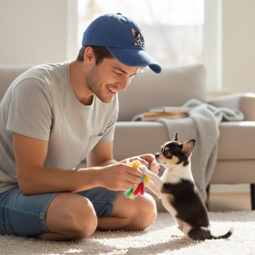 Gorro bordado para amantes de perros unisex miniatura 4