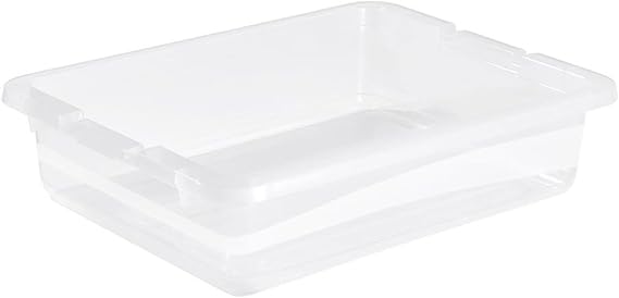 Keeeper Crystalbox with Lid, Sliding Closure, 39.5x29.5x9.5 cm, 7 Litre, Cornelia, Transparent