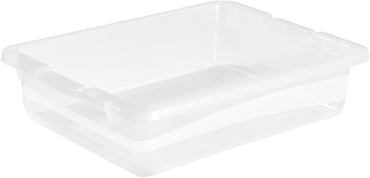 Keeeper Crystalbox with Lid, Sliding Closure, 39.5x29.5x9.5 cm, 7 Litre, Cornelia, Transparent