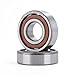 XIKE 2 Pcs 7204AC Angular Contact Ball Bearing 20x47x14mm, Fits DIY/Motor/Generator/Compressor/Gearbox/Industry/Agriculture/Engineering/Garden Machinery/ICE Vehicle Transmissions and Engines.
