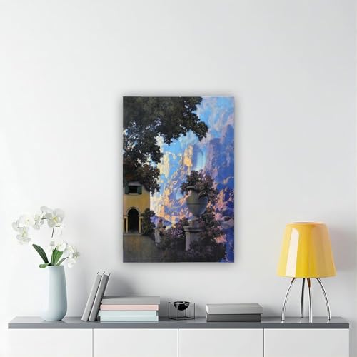 Lever du soleil Maxfield Parrish impression sur toile 30x45 cm