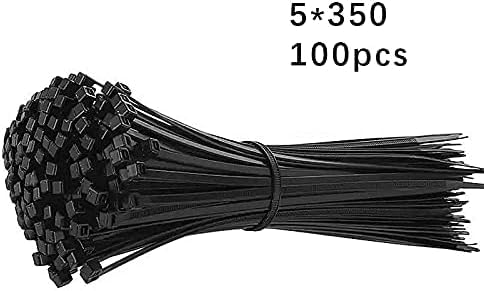 Attaches de câble fermeture éclair 5x350mm colliers serrage nylon plastique
