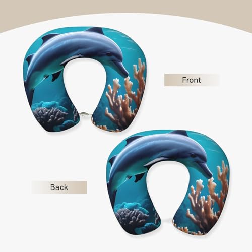 Almohada de poliéster para cuello y hombros negra miniatura 3