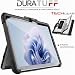 TECHGEAR DuraTUFF Hülle kompatibel mit Microsoft Surface GO 4, Go 3, Go 2 [Signature Keyboard kompatibel] Robuste, stoßfeste Schutzhülle mit Handschlaufe, Schultergurt, Ständer und Stifthalter